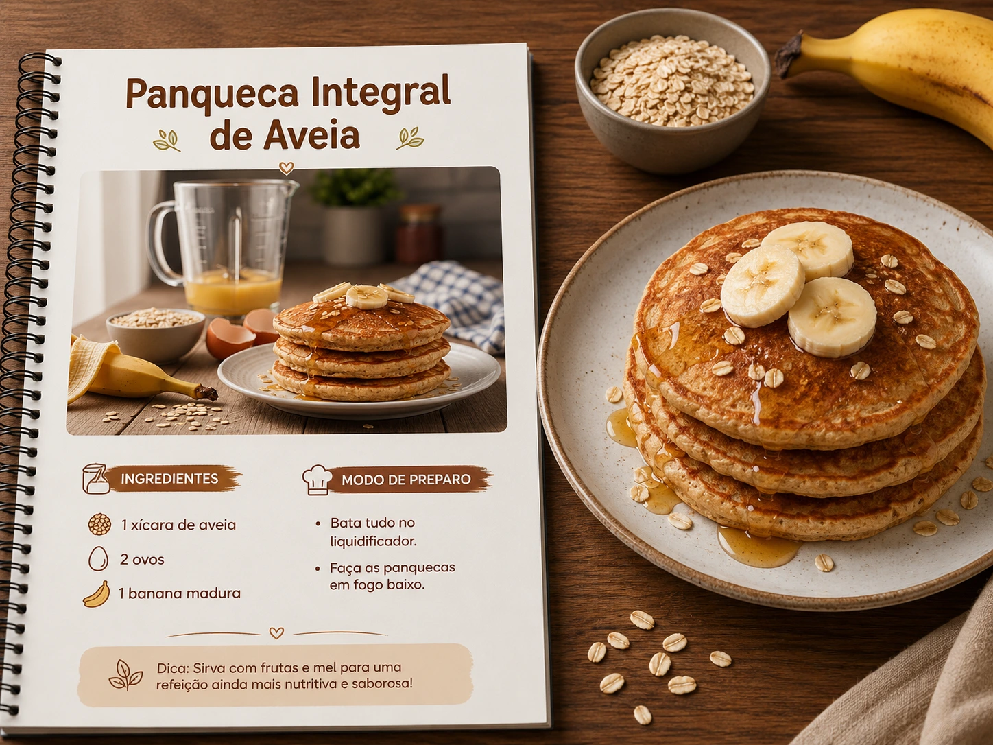 Páginas internas do guia de receitas 4